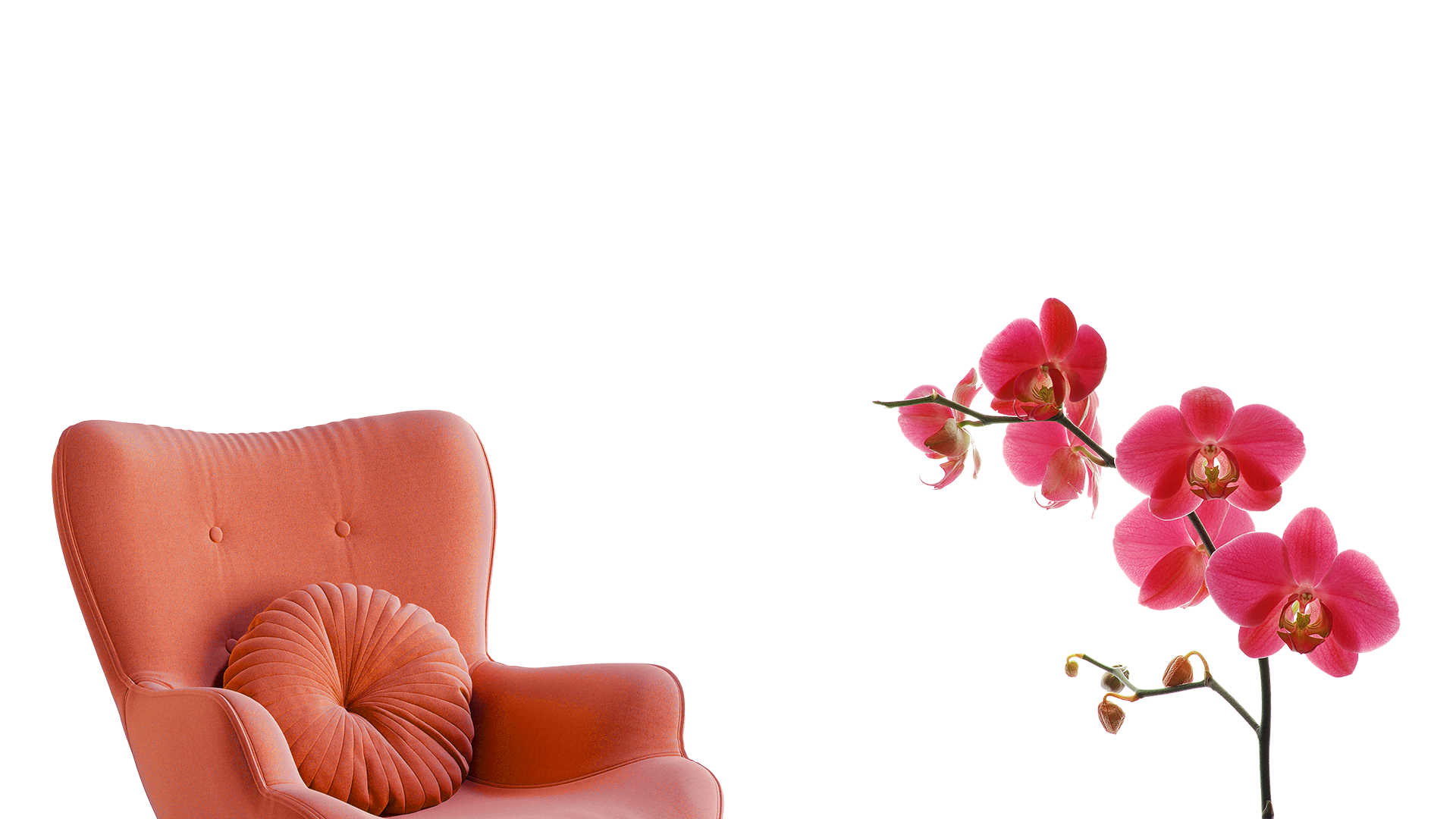 Parallax Scrolling Fauteuil et végétal