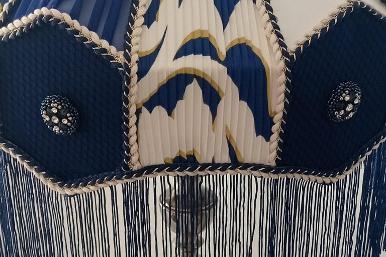 Détail bleu et blanc